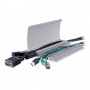 Dataflex 31.452 cavo proiettore Canalina per protezione cavi da pavimento Argento (31.452)