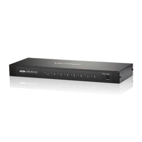 Aten VS0801A switch per keyboard-video-mouse (kvm) Montaggio rack Nero (VS0801A)