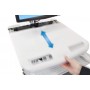 Ergotron StyleView Alluminio, Grigio, Bianco Pannello piatto Carrello multimediale (SV44-1212-2)