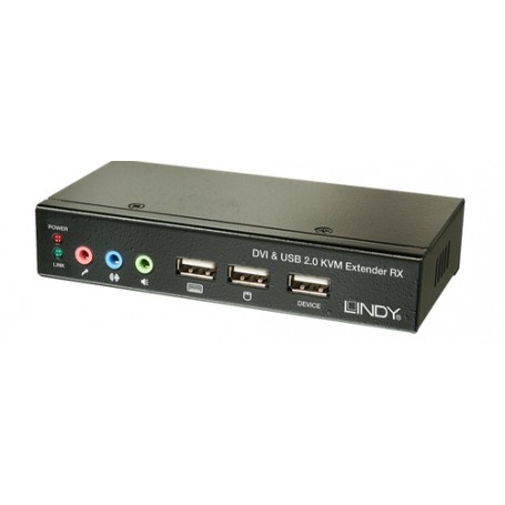 Lindy 39377 switch per keyboard-video-mouse (kvm) Nero (39377)