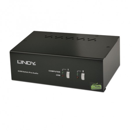 Lindy 39300 switch per keyboard-video-mouse (kvm) Nero (39300)