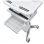 Ergotron StyleView Alluminio, Grigio, Bianco Computer portatile Carrello multimediale (SV44-1111-2)