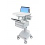 Ergotron StyleView Alluminio, Grigio, Bianco Computer portatile Carrello multimediale (SV44-1121-2)