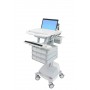 Ergotron StyleView Alluminio, Grigio, Bianco Computer portatile Carrello multimediale (SV44-1191-2)