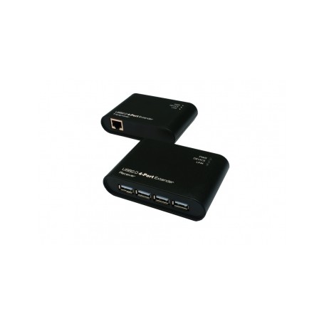 EXSYS EX-1445 moltiplicatore di rete Ricevitore e trasmettitore di rete Nero (EX-1445)