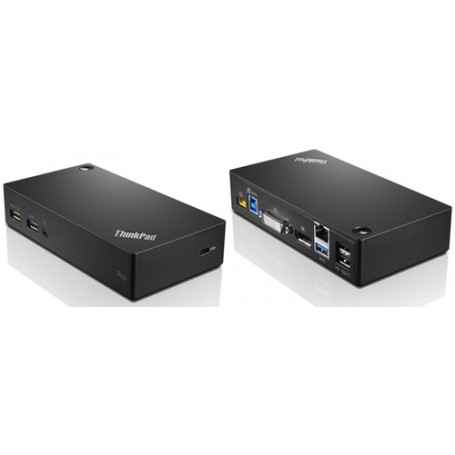 Lenovo ThinkPad USB 3.0 Pro Dock Cablato USB 3.2 Gen 1 (3.1 Gen 1) Type-A Nero (40A70045DE)