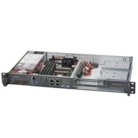 Supermicro 5018D-FN4T BGA 1667 Rack (1U) Nero, Argento (SYS-5018D-FN4T)