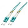 Lindy 200m OM3 LC Duplex cavo a fibre ottiche Turchese (46406)