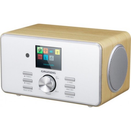 Grundig DTR 5000 X Portatile Analogico e digitale Quercia, Bianco (GIR1130)