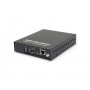 LevelOne GVM-1000 convertitore multimediale di rete 1000 Mbit/s Nero (GVM-1000)