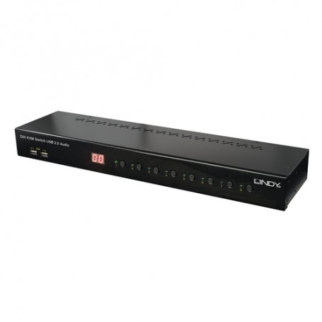 Lindy 39317 switch per keyboard-video-mouse (kvm) Nero (39317)