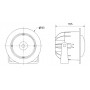 Visaton DK 133 Bianco 10 W (50239)