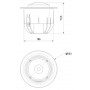 Visaton DK 133 Bianco 10 W (50239)