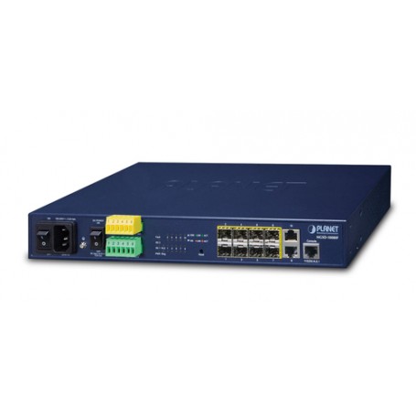 PLANET MGSD-10080F switch di rete Gestito L2+ Gigabit Ethernet (10/100/1000) 1U Blu (MGSD-10080F)