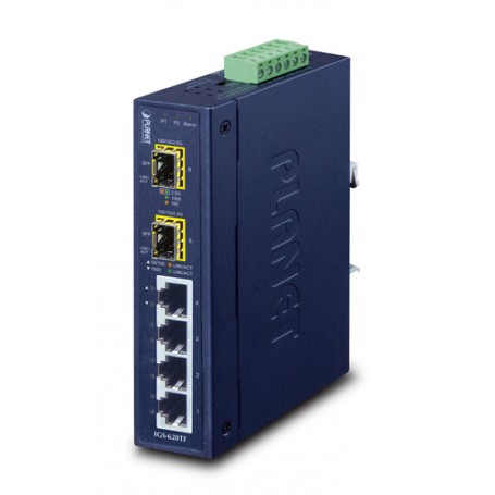 PLANET IGS-620TF switch di rete Non gestito Gigabit Ethernet (10/100/1000) Blu (IGS-620TF)