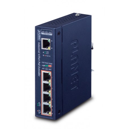 PLANET IPOE-E174 moltiplicatore di rete Trasmettitore di rete Blu 10, 1000, 100 Mbit/s (IPOE-E174)