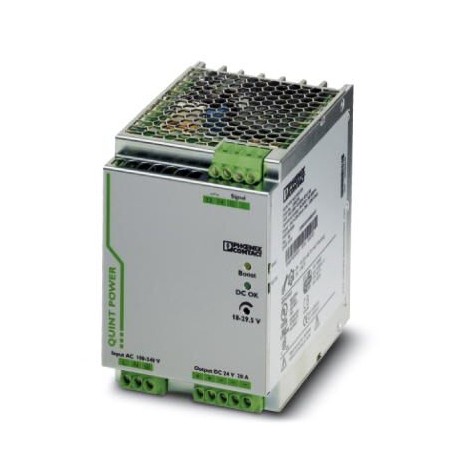 Phoenix QUINT-PS/1AC/24DC/20 alimentatore per computer 480 W Verde, Grigio (2866776)