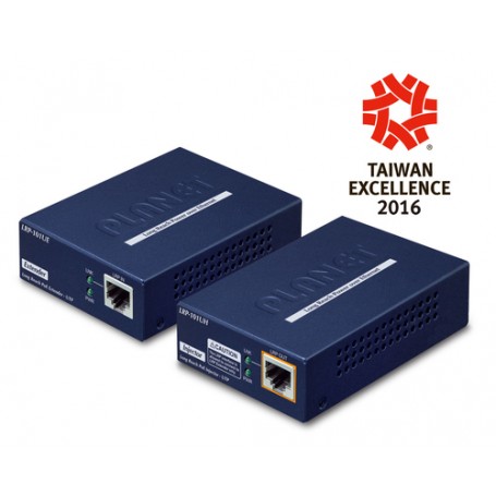 PLANET LRP-101U-KIT moltiplicatore di rete Ricevitore e trasmettitore di rete Blu 10, 100 Mbit/s (LRP-101U-KIT)