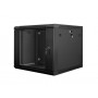 Lanberg WF01-6609-10B rack 9U Da parete Nero (WF01-6609-10B)