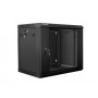 Lanberg WF01-6409-10B rack 9U Da parete Nero (WF01-6409-10B)