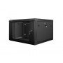 Lanberg WF01-6606-10B rack 6U Da parete Nero (WF01-6606-10B)