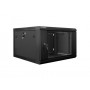 Lanberg WF01-6606-10B rack 6U Da parete Nero (WF01-6606-10B)