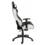 LC-Power LC-GC-2 sedia per videogioco Sedia da gaming per PC Nero, Bianco (LC-GC-2)