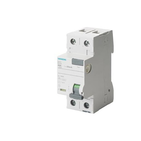 Siemens 5SV3412-6 interruttore automatico Dispositivo a corrente residua A-type 2 (5SV3412-6)