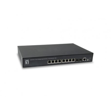 LevelOne GEP-1061 switch di rete Gestito L2 Gigabit Ethernet (10/100/1000) Supporto Power over Ethernet (PoE) Nero (GEP-1061)