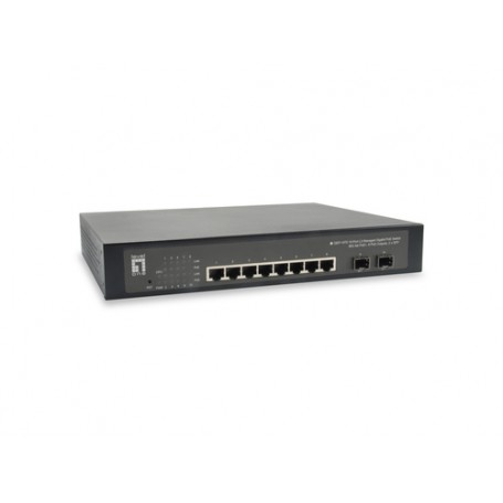 LevelOne GEP-1070 switch di rete Gestito L2 Gigabit Ethernet (10/100/1000) Supporto Power over Ethernet (PoE) 19U Ner (GEP-1070)