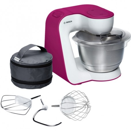 Bosch MUM5 StartLine robot da cucina 900 W 3,9 L Rosa, Bianco (MUM54P00)