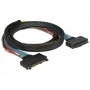 DeLOCK 1m, 2xU.2 SFF-8639 Nero (84830)