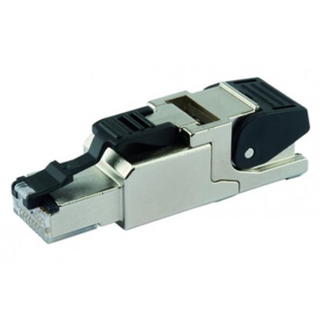 Telegärtner J00026A2112 cavo di collegamento RJ-45 Nero, Acciaio inossidabile (J00026A2112)