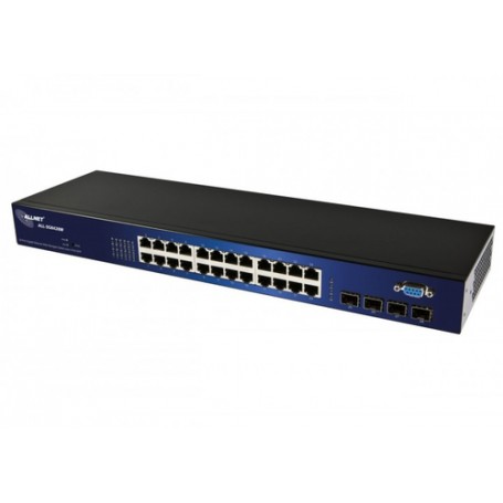 ALLNET 127211 Non gestito L2 Gigabit Ethernet (10/100/1000) 19U Nero (ALL-SG8428M)