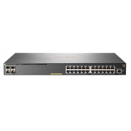 Aruba, a Hewlett Packard Enterprise company Aruba 2930F 24G PoE+ 4SFP Gestito L3 Gigabit Ethernet (10/100/1000) Support (JL261A)
