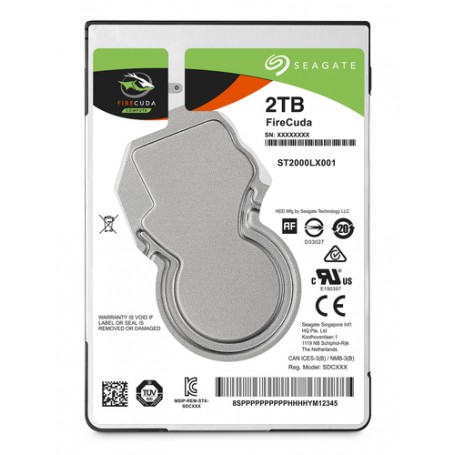 Seagate FireCuda 2.5" 2.5" 2000 GB Serial ATA III (ST2000LX001)