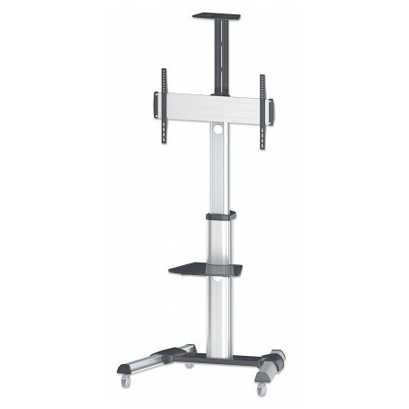 Manhattan 461245 supporto da tavolo per Tv a schermo piatto 177,8 cm (70") Nero, Argento (461245)