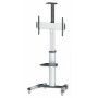 Manhattan 461245 supporto da tavolo per Tv a schermo piatto 177,8 cm (70") Nero, Argento (461245)