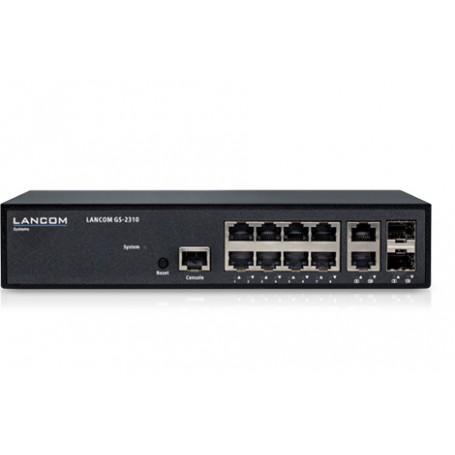 Lancom Systems GS-2310 Gestito L2 Gigabit Ethernet (10/100/1000) 1U Nero (61492)