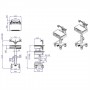 ROLINE 17.03.1175 base e supporto per PC/workstation All-in-One Bianco (17.03.1175)