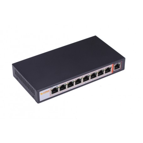 Lupus Electronics 10996 switch di rete Fast Ethernet (10/100) Supporto Power over Ethernet (PoE) Nero (10996)