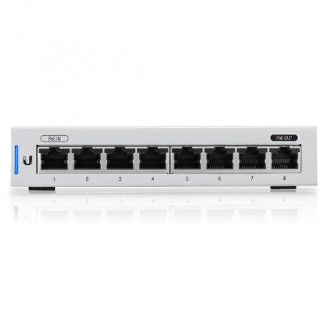 Ubiquiti Networks UniFi US-8 Gestito L2 Gigabit Ethernet (10/100/1000) Supporto Power over Ethernet (PoE) Grigio (US-8-EU)
