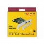 DeLOCK 90298 scheda di interfaccia e adattatore Interno USB 3.2 Gen 1 (3.1 Gen 1) (90298)