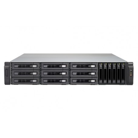 QNAP TVS-1582TU NAS Armadio (2U) Collegamento ethernet LAN Nero i7-7700 (TVS-1582TU-I7-32G)