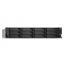 QNAP TS-1253BU-RP NAS Armadio (2U) Collegamento ethernet LAN Nero J3455 (TS-1253BU-RP-4G)