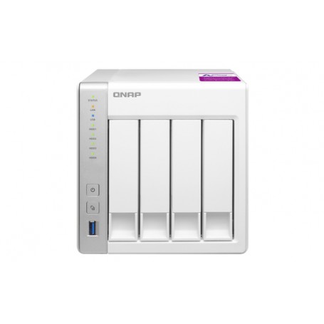QNAP TS-431P2 NAS Tower Collegamento ethernet LAN Bianco AL314 (TS-431P2-4G)