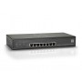 LevelOne GEP-0812W90 switch di rete Gigabit Ethernet (10/100/1000) Supporto Power over Ethernet (PoE) Grigio (GEP-0812W90)