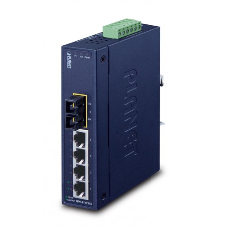 PLANET ISW-511TS15 switch di rete Non gestito L2 Fast Ethernet (10/100) Blu (ISW-511TS15)