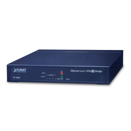 PLANET VC-234G ponte e ripetitore Bridge di rete 1000 Mbit/s Blu (VC-234G)