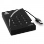Apricorn Aegis Padlock USB 3.0 500GB disco rigido esterno Nero (A25-3PL256-500)